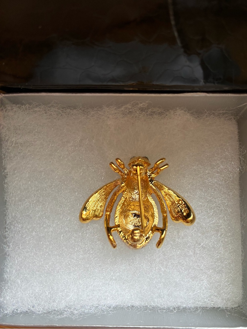 Joan Rivers Crystal eyed Evil Eye Pin/Brooch Enamel gold targets rhinestone. - Picture 6 of 6
